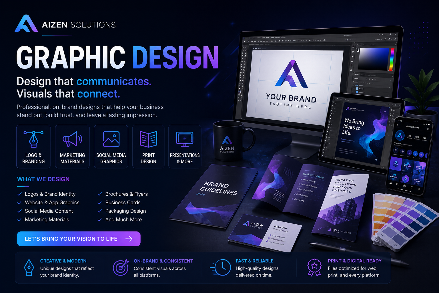 Graphic Design Services That Build Your Brand